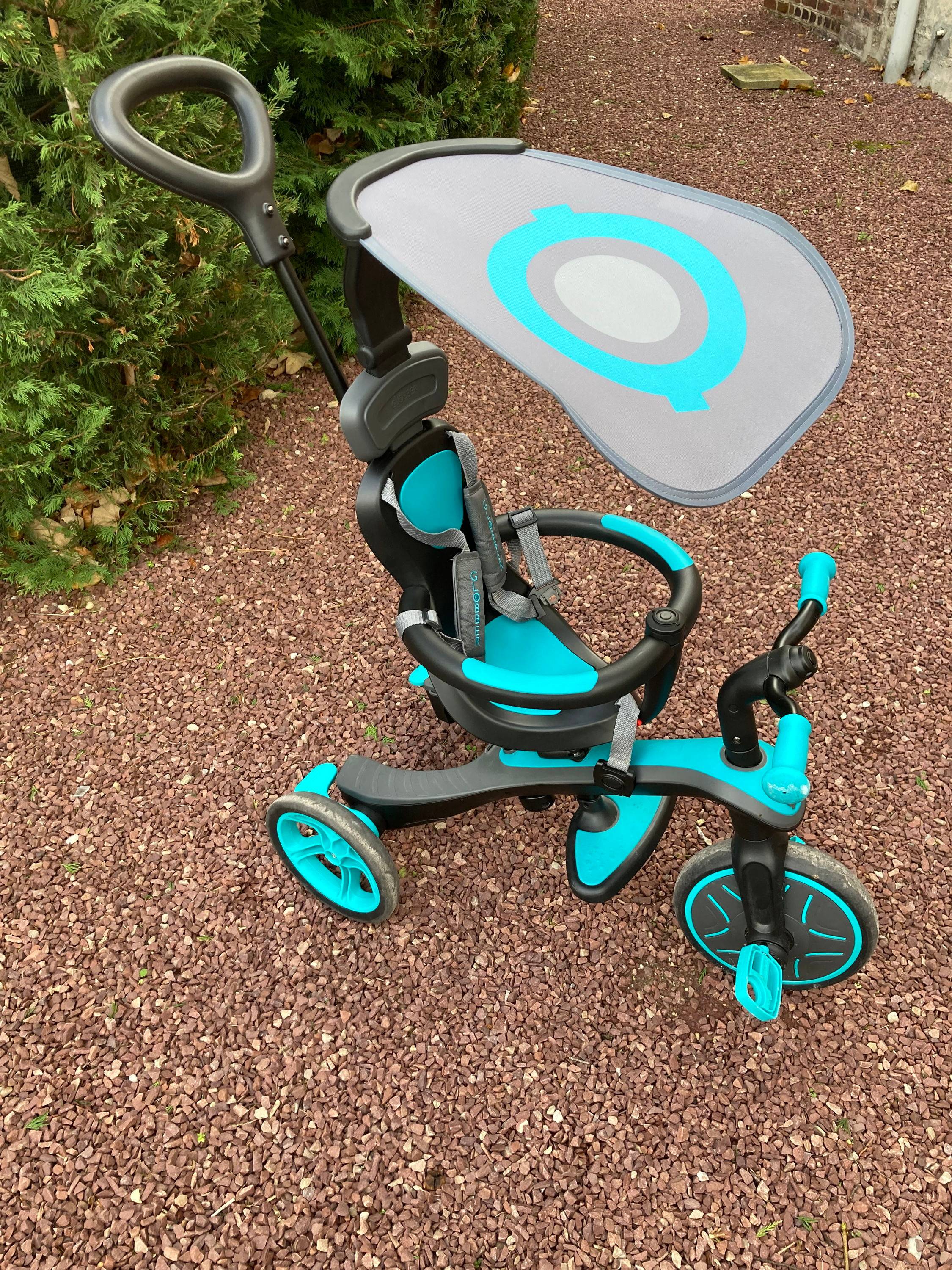 Vends tricycle évolutif Glover explorer bleu