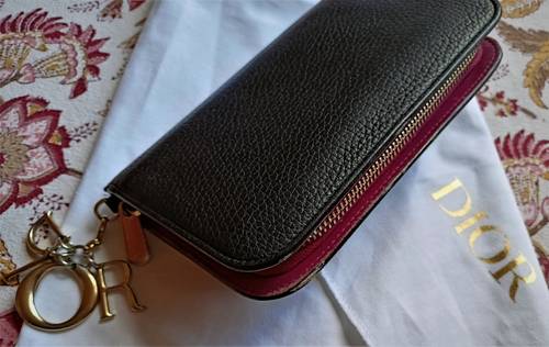 Portefeuille "Diorissimo" zippé, de DIOR