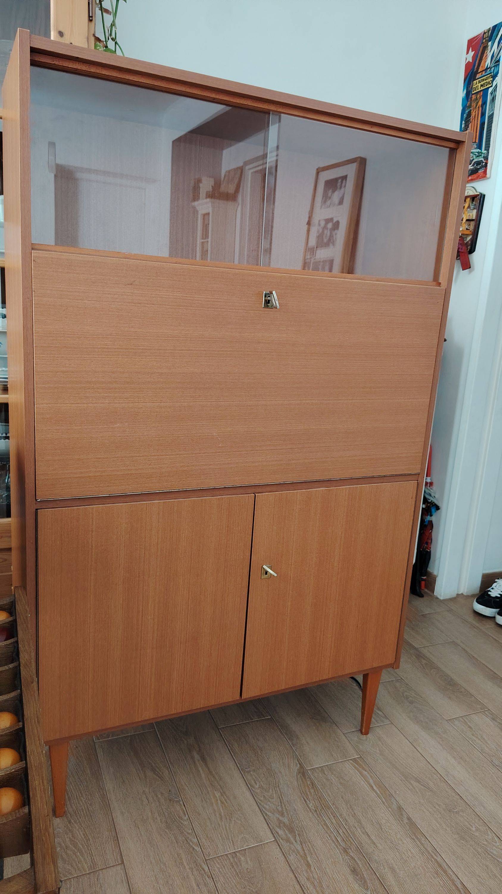 Meuble secrétaire années 60