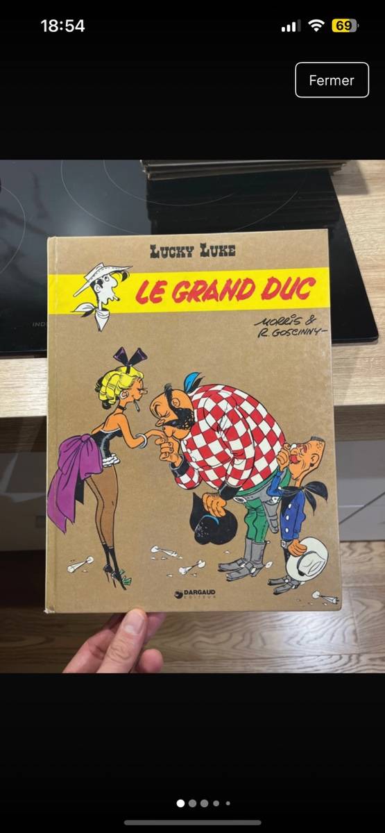 Lucky Luke, Le grand Duc édition originale