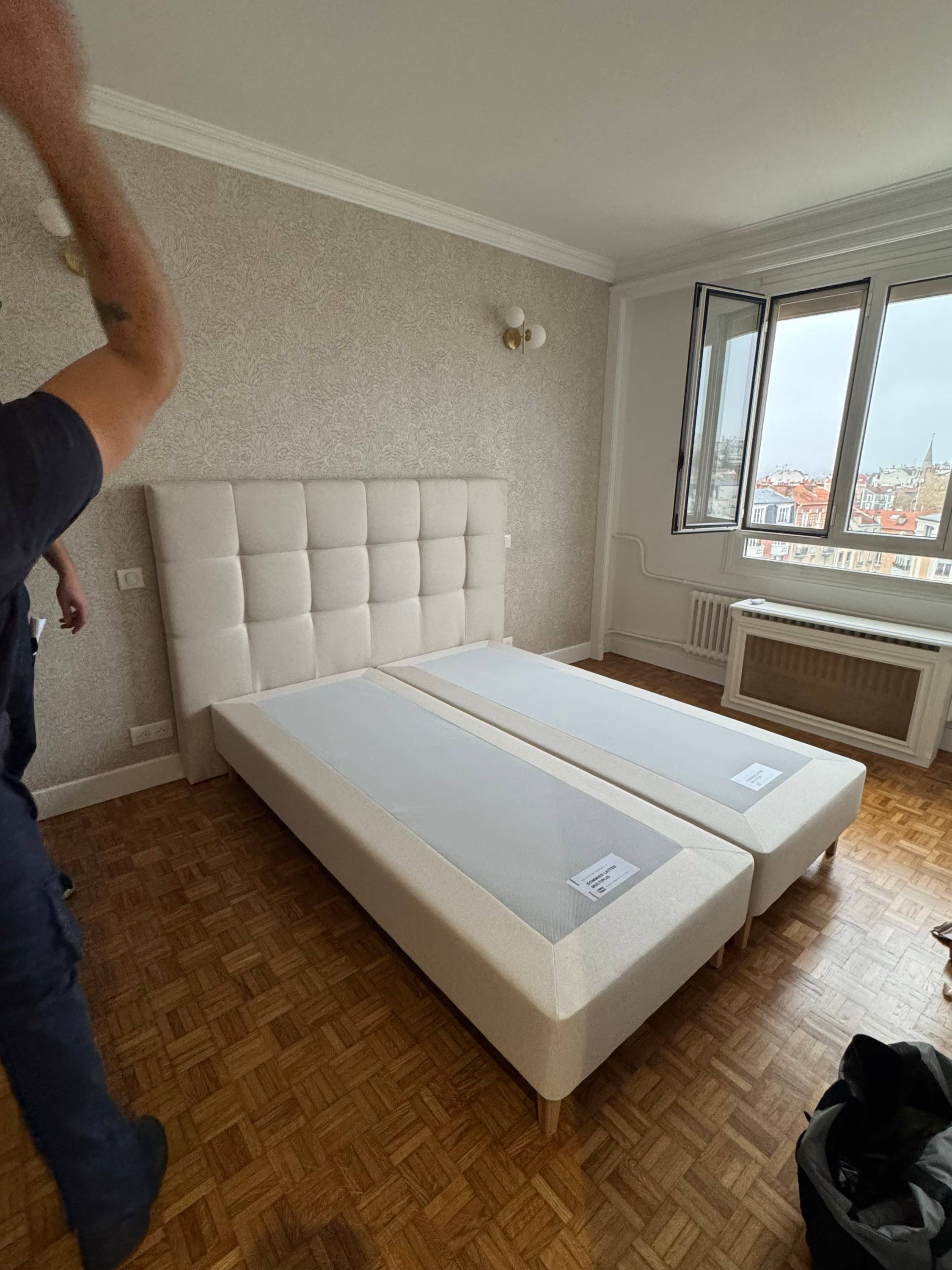 Vends tête de lit Simmons Milazzo 180 cm