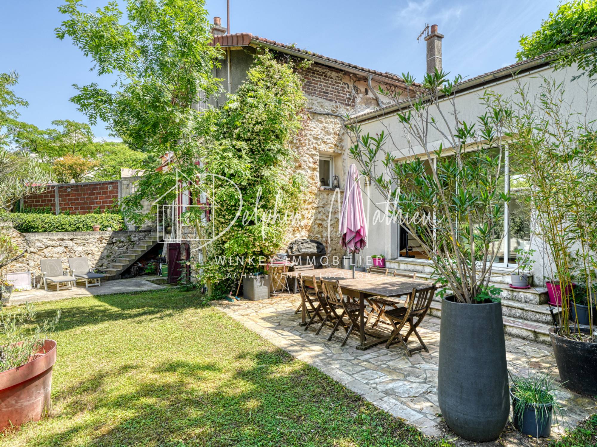 Vends maison atypique avec jardin - 150m² - Clamart