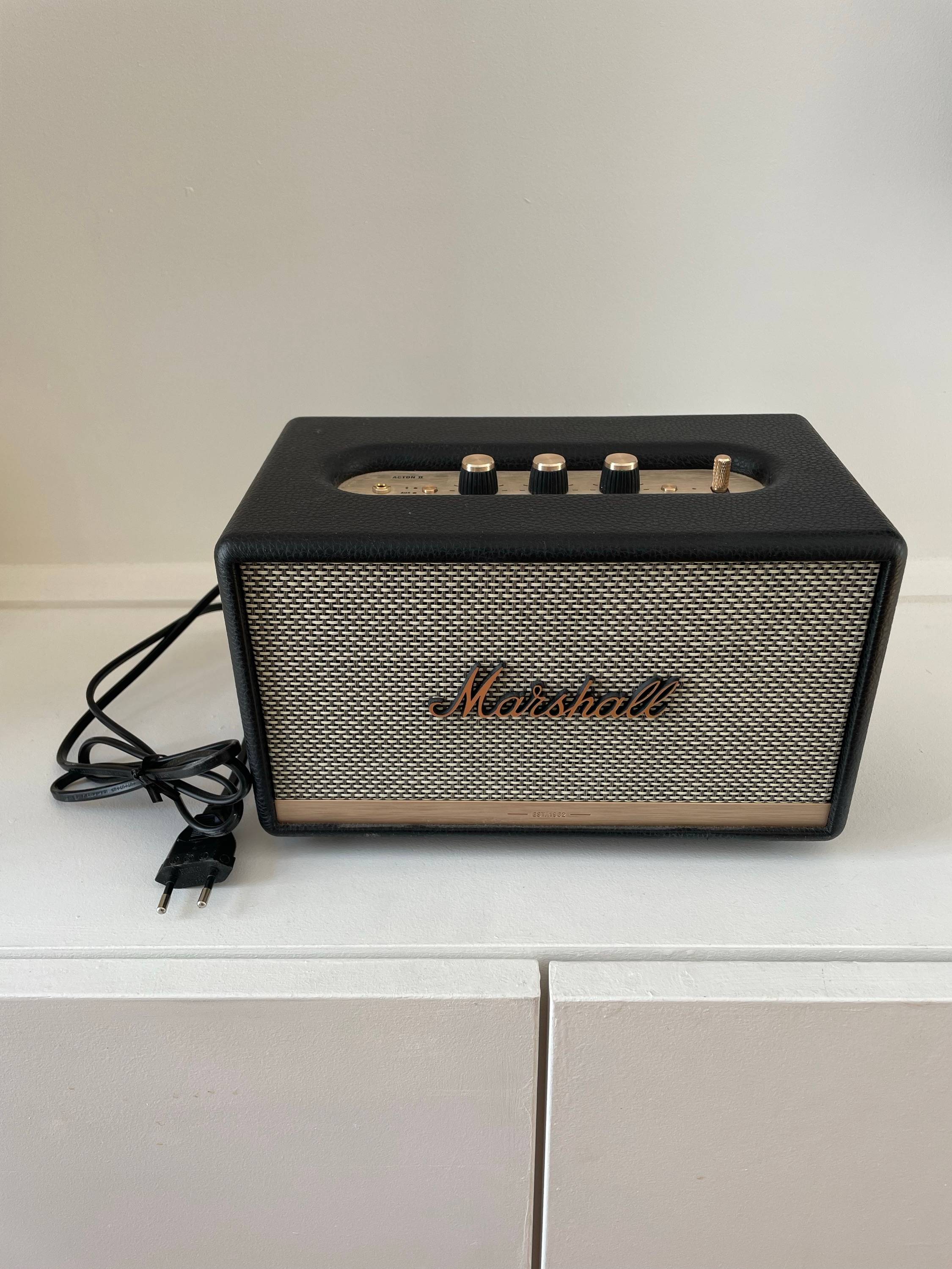 Vends Enceinte Bluetooth Marshall Acton II - Noir PARFAIT ÉTAT