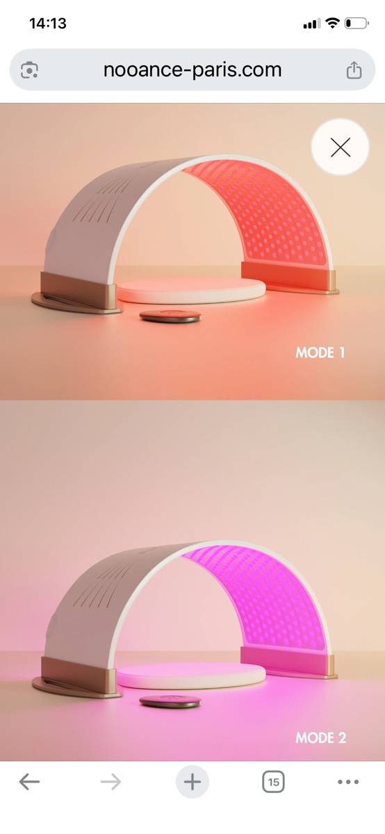 Appareil LED visage et corps Nooance flexidrome Pro