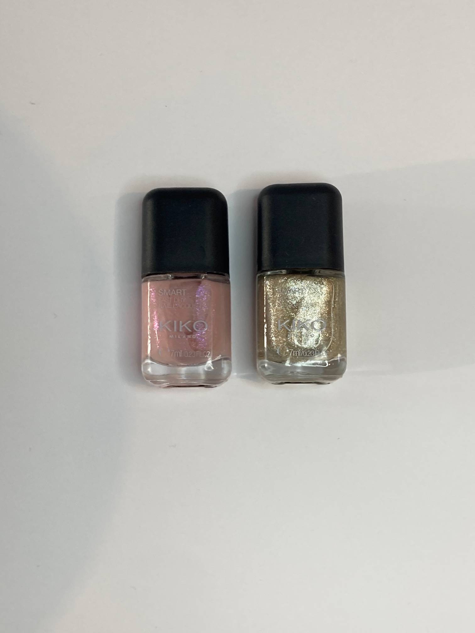 Vends lot de 2 vernis KIKO Milano – Smart Fast Dry Nail Lacquer