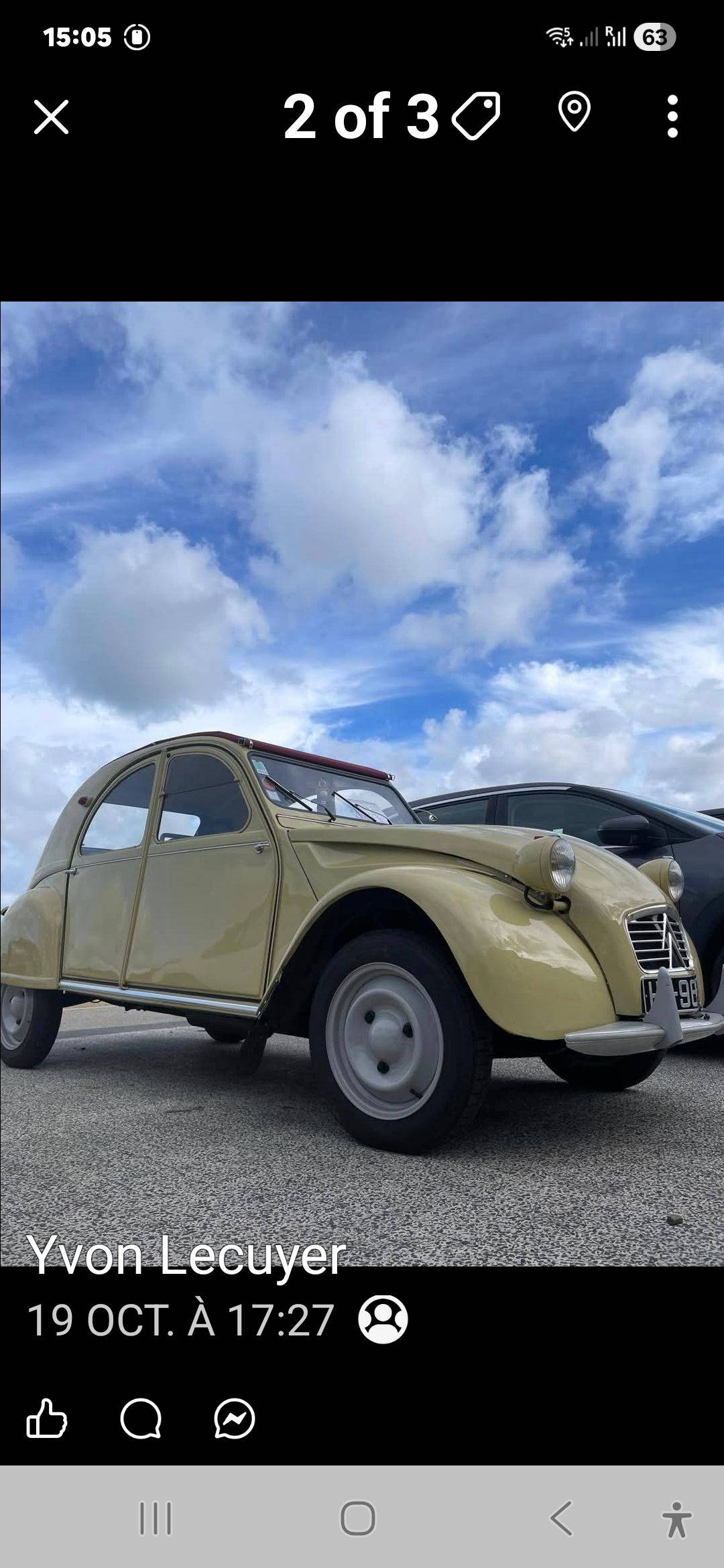 A vendre tres belle 2cv az année 1962