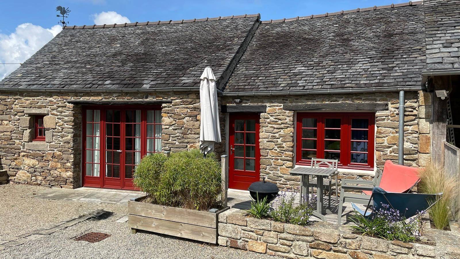 Loue gîte en baie de Morlaix, Finistère, Bretagne - 2 couchages