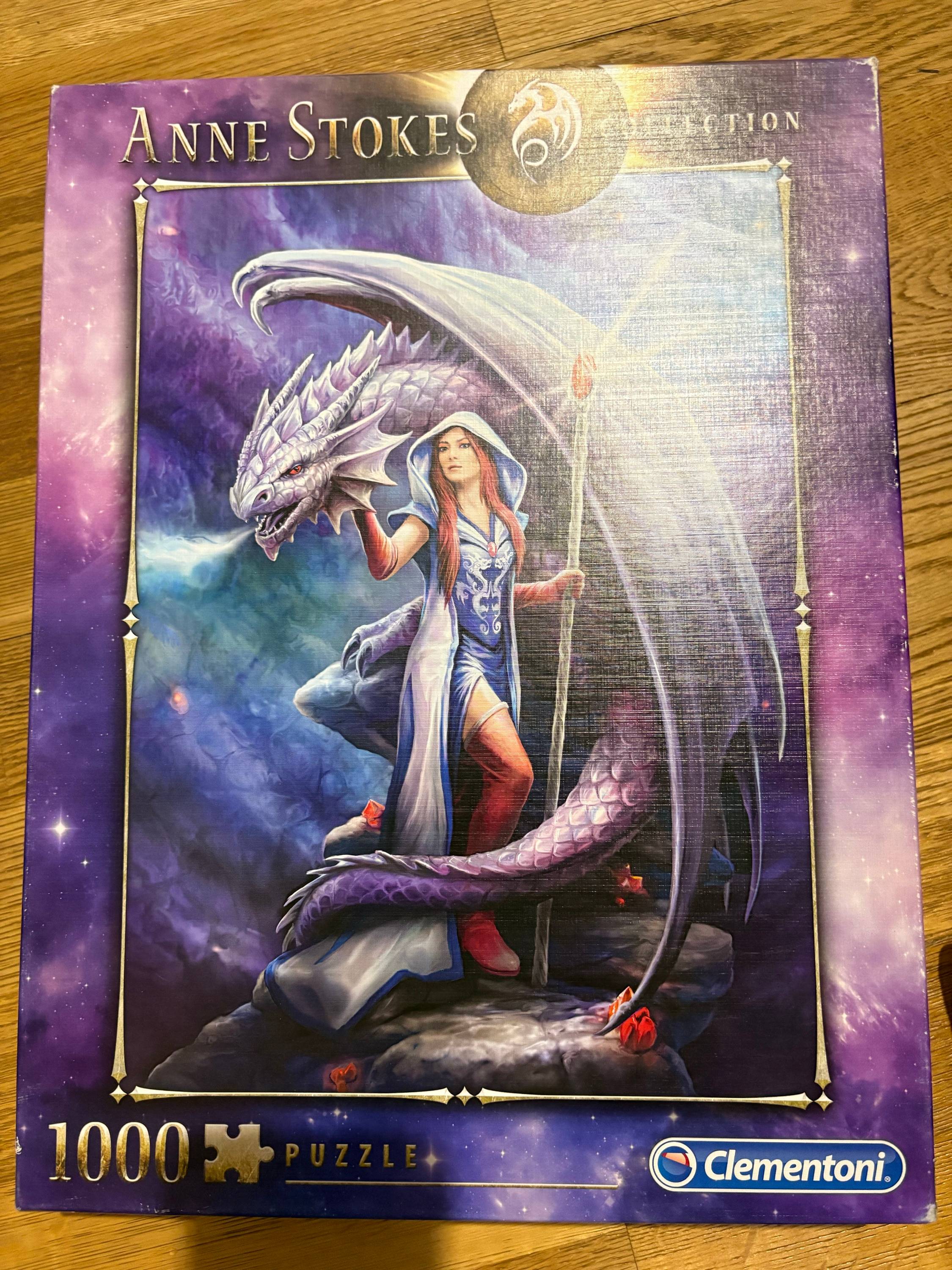 Vends puzzle femme dragon
