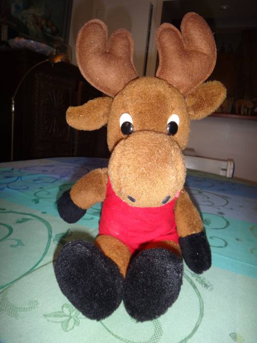 Vends peluche renne de collection