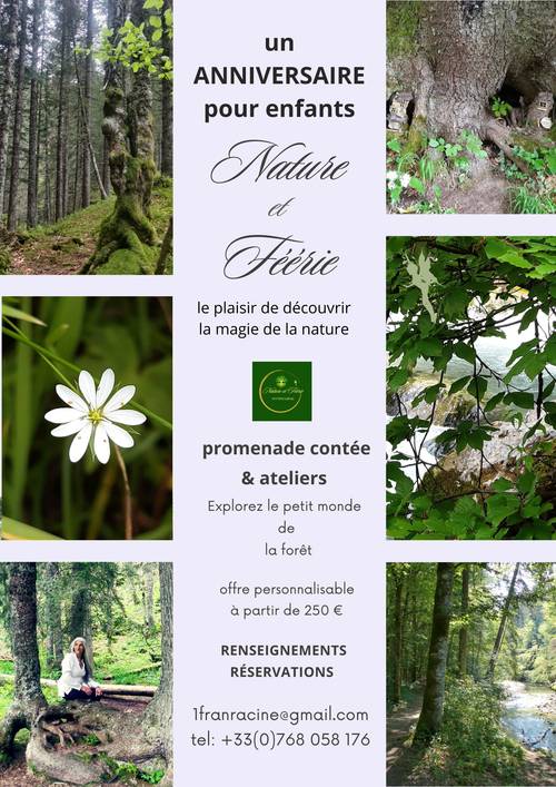 Propose Anniversaires d’enfants promenade contée avec ateliers nature