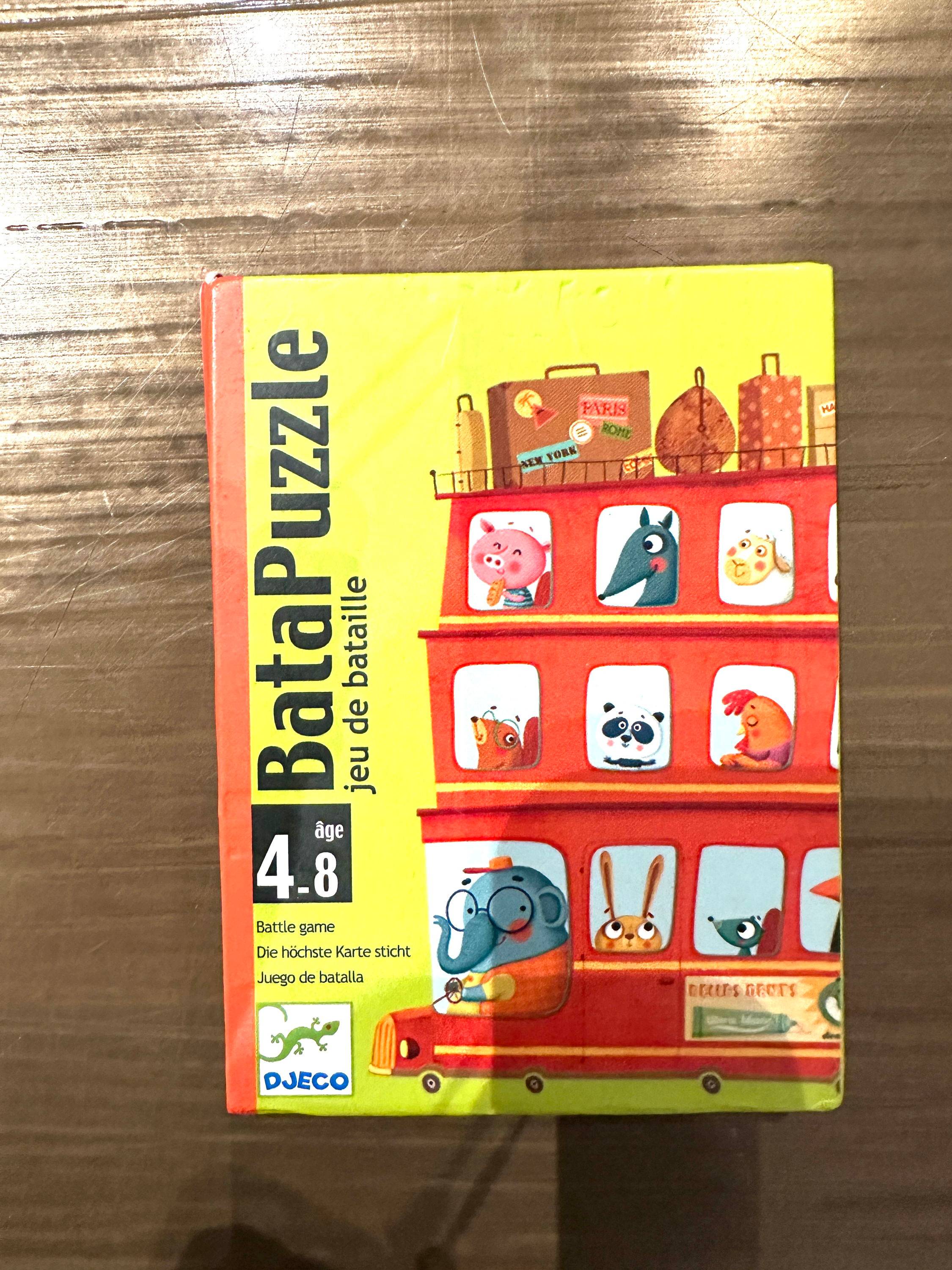 Jeu de cartes Batapuzzle, Djeco