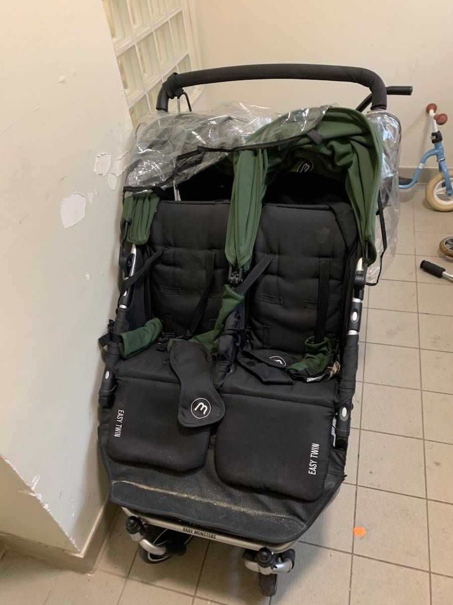Poussette double Baby Monster