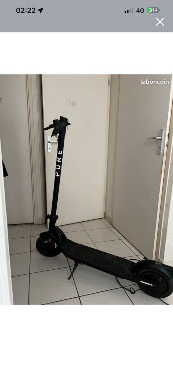 Trottinette électrique pure électricité air 500W