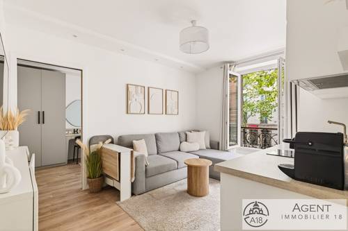 Vends appartement entièrement rénové - 30m² - Avenue de Saint-Ouen