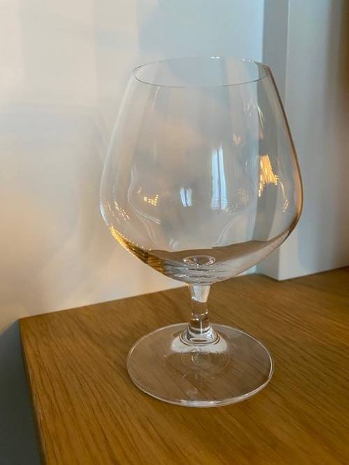 Vends 6 verres à cognac en crystal BOHEMIA