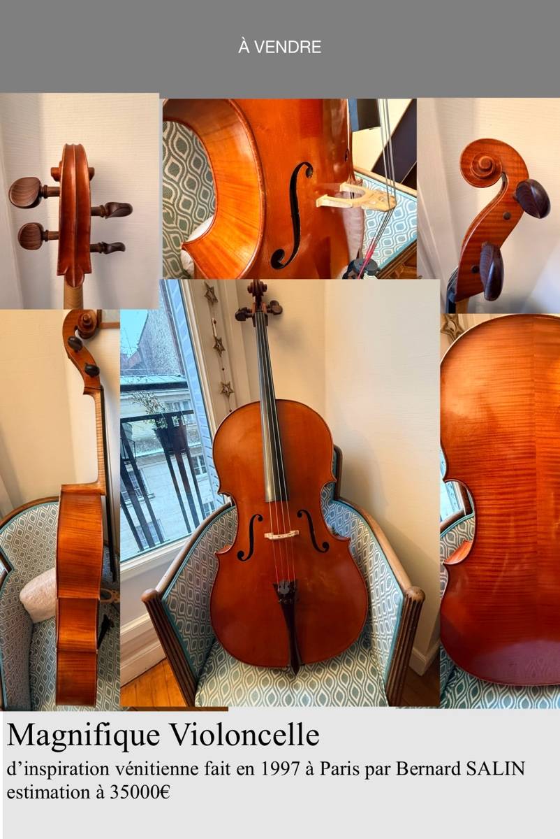 Vends très beau violoncelle de 1997