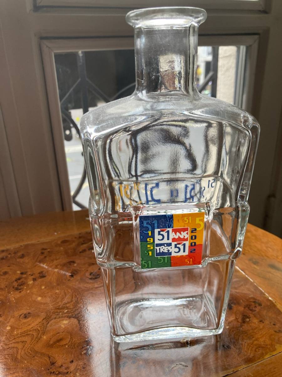 Lot de 2 carafes Ricard vintage