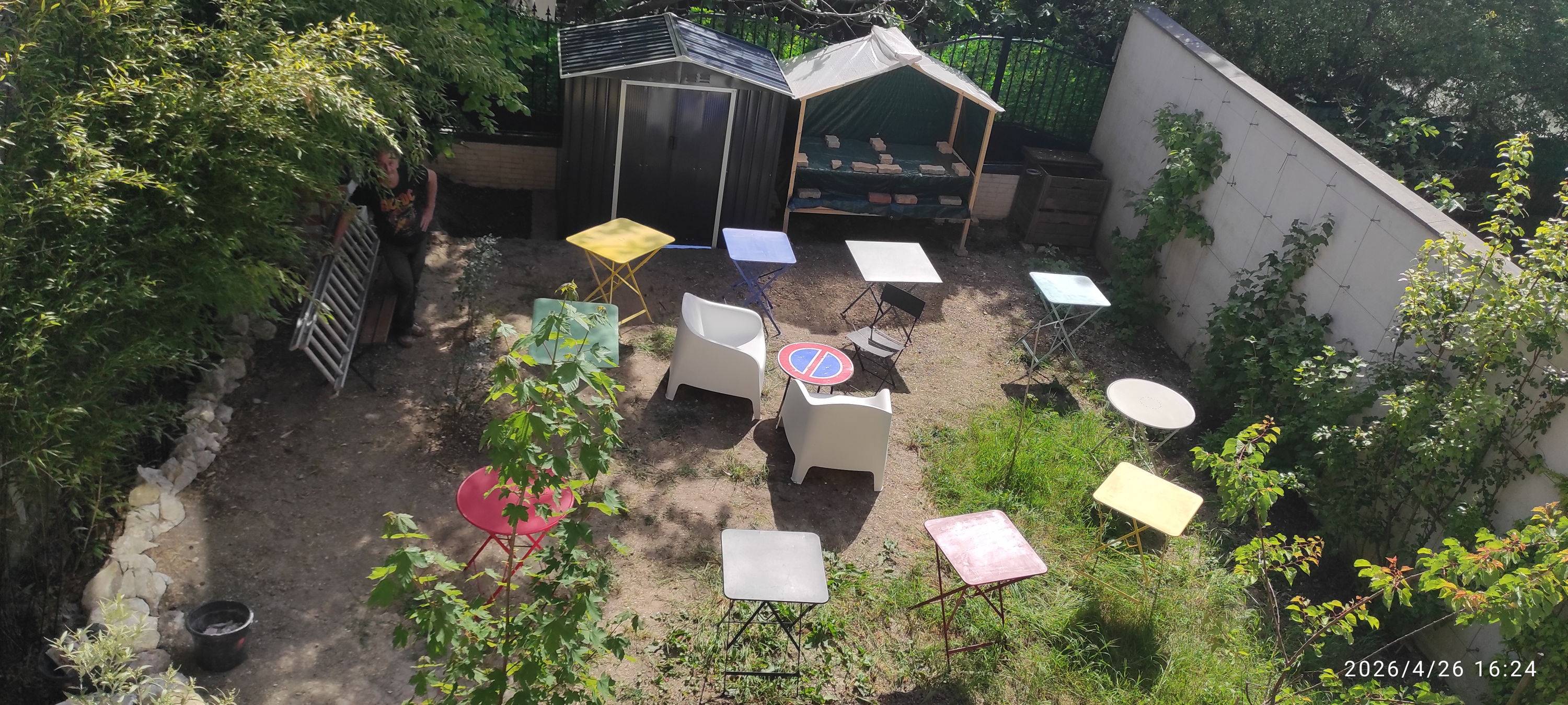 Loue jardin pour fêtes et soirées d’anniversaire