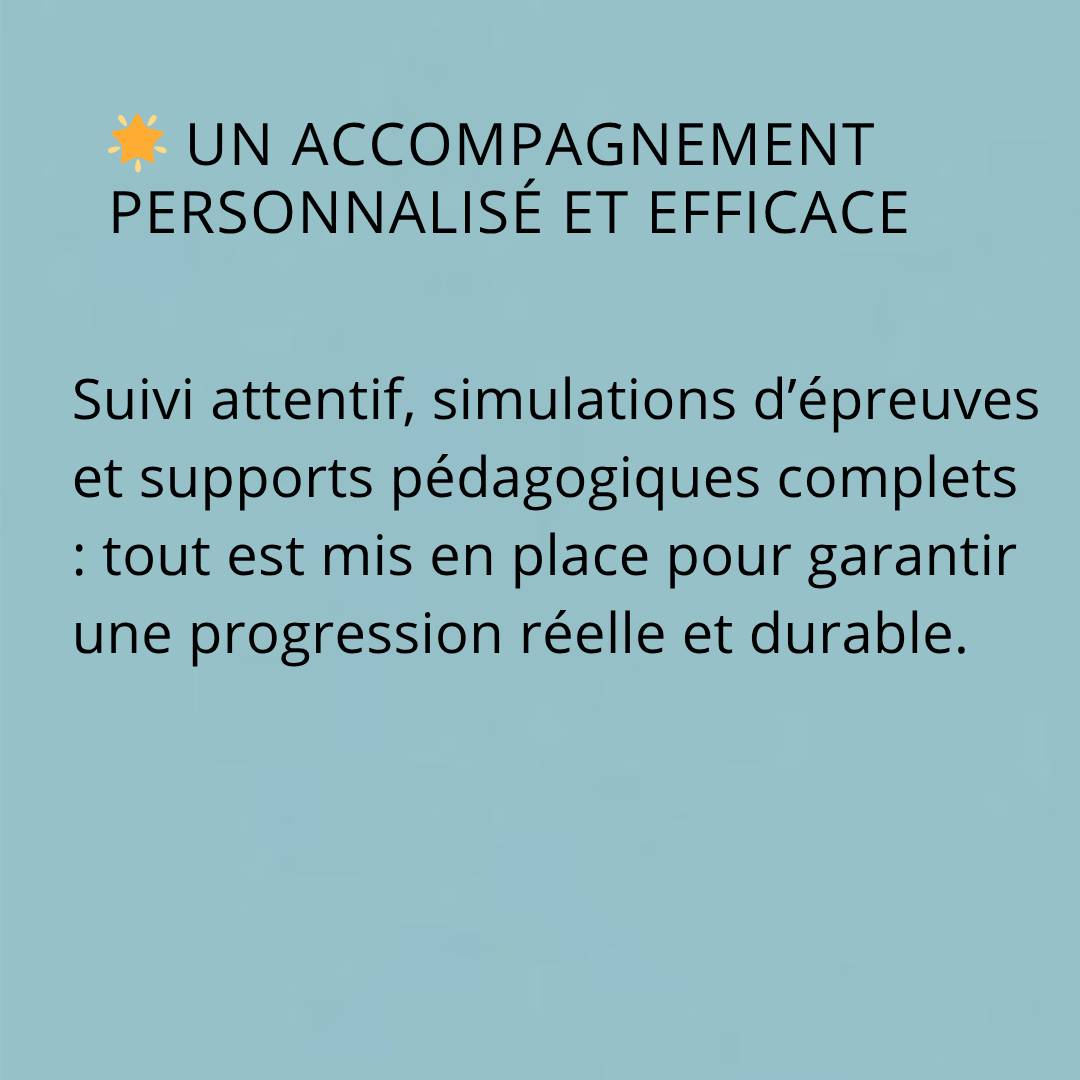 Cours particuliers de préparation intensive au Bac de français