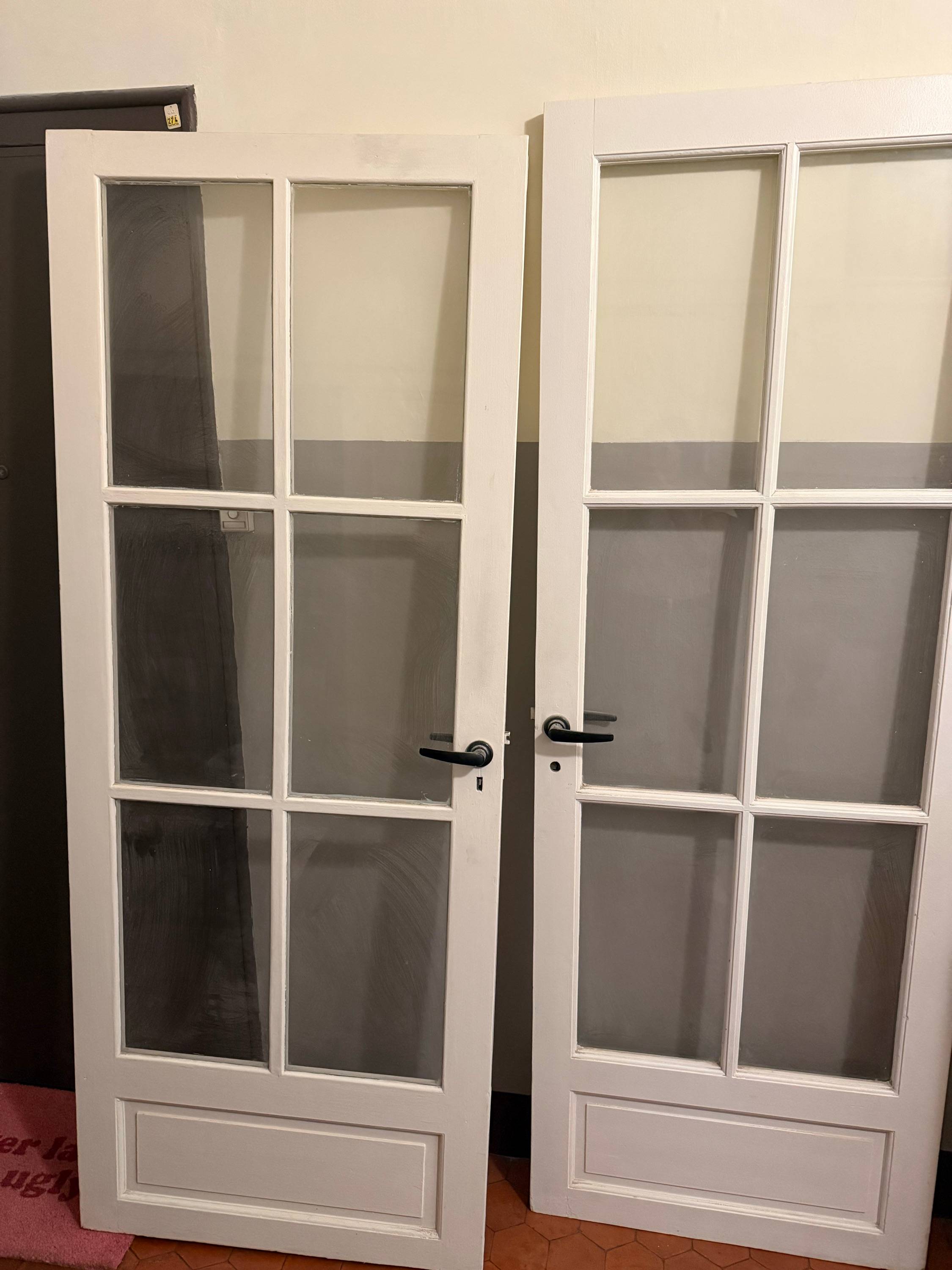 Vends portes vitrées