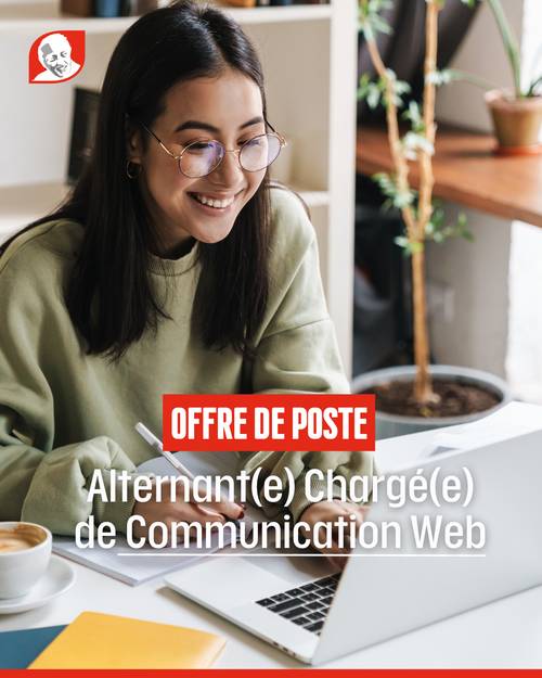 Recrute alternant chargé de communication web H/F - 24 mois (12 possibles) - septembre 2026
