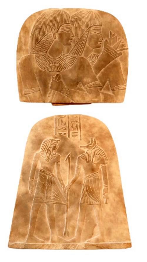 Vends bas-relief (2) - reproduction provenant de tombeaux de la Vallée des Rois (Egypte)