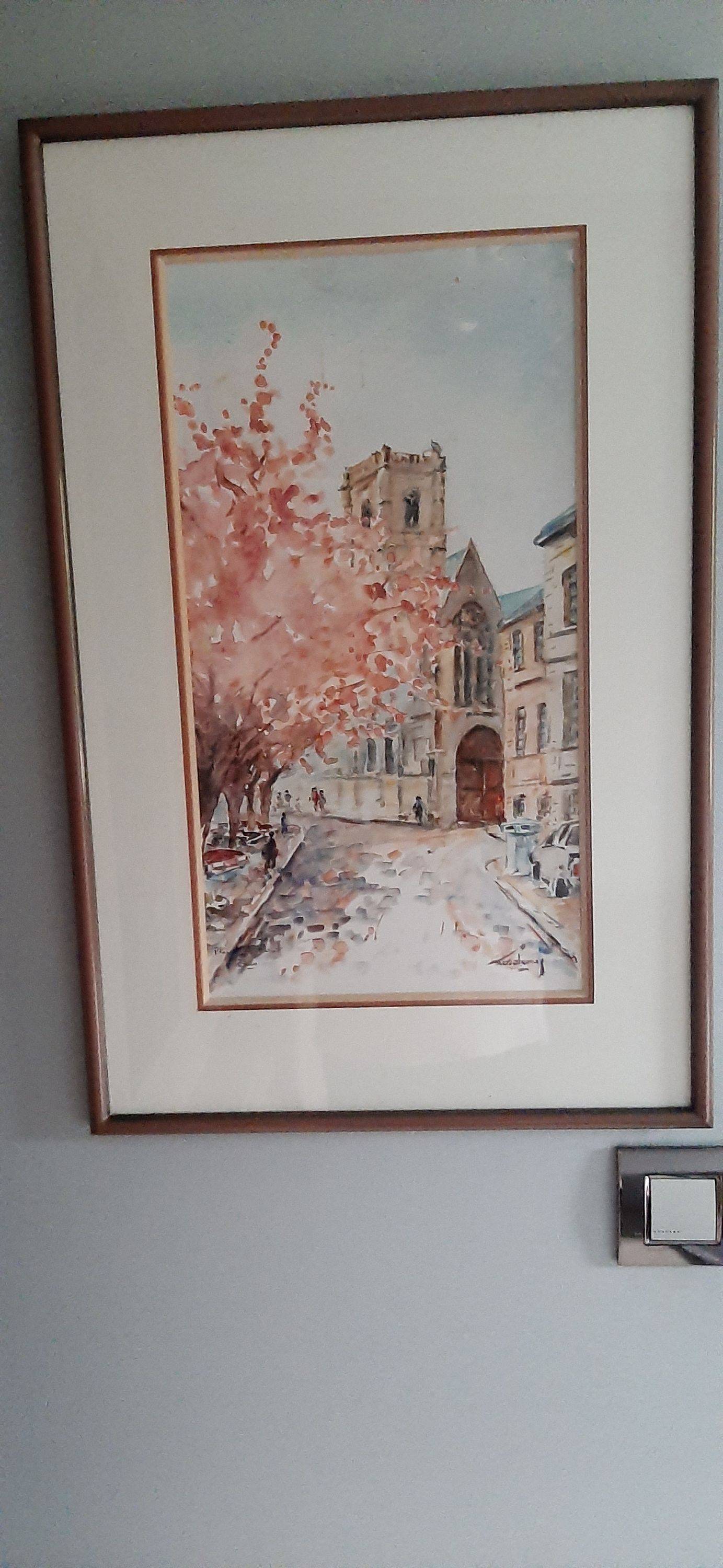 Vends tableau : aquarelle du peintre normand André Cordenos