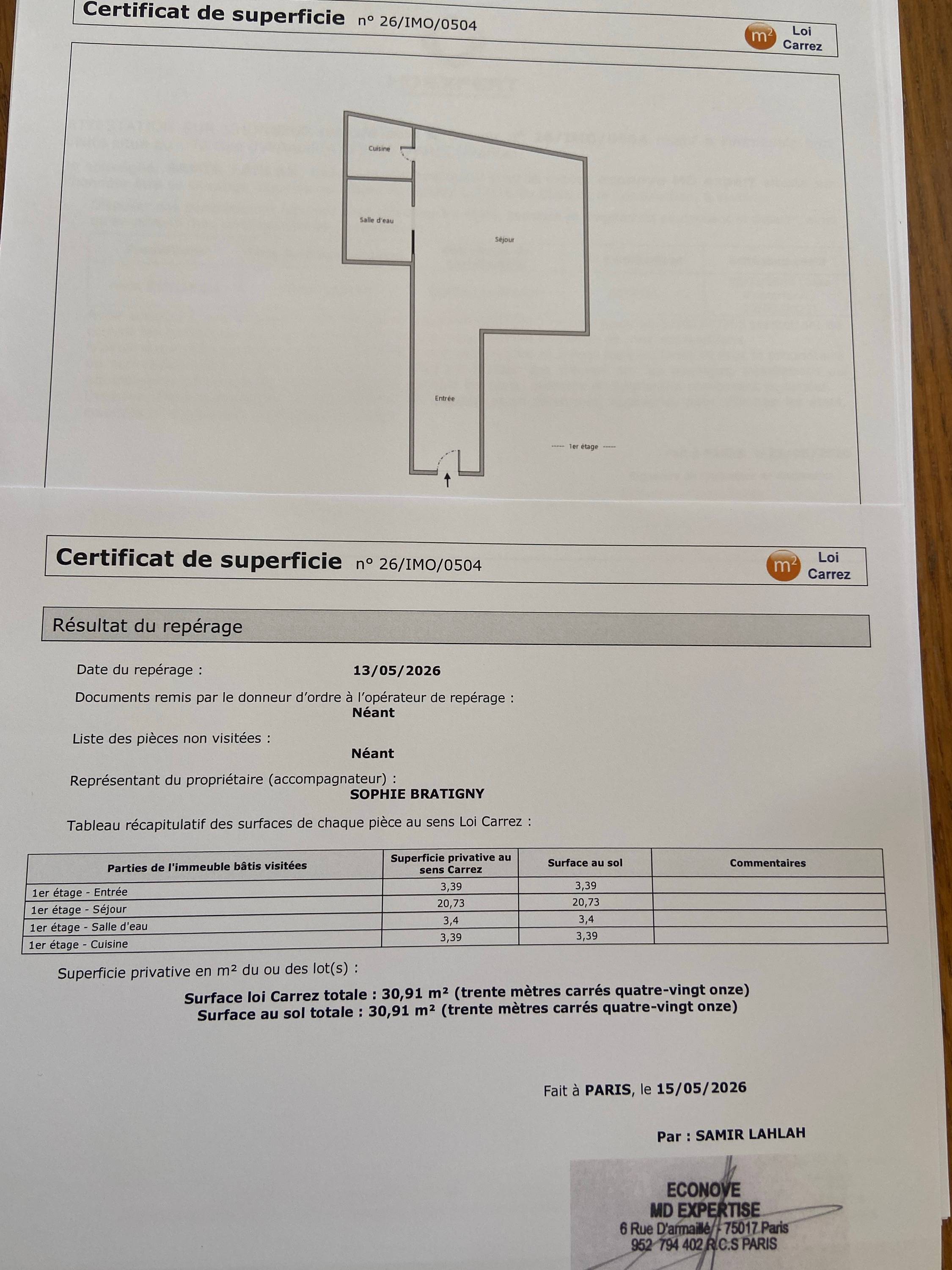 Une photo de l’annonce