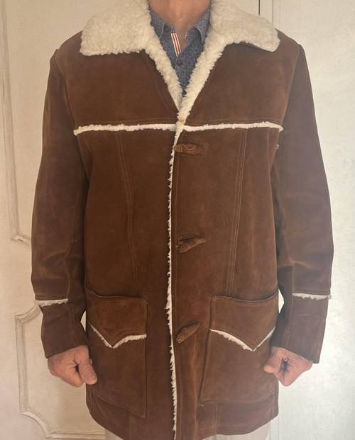 Vends veste américaine en cuir - Taille L