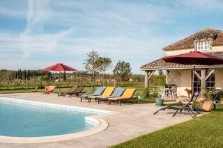 Maison 8 personnes, sur la route des vins et au milieu des vignes a 15 mn de Bergerac,Gageac-et-Rouillac (24)