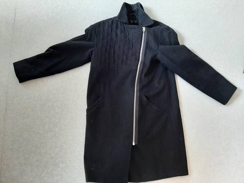 Vends manteau noir en laine - Taille XS