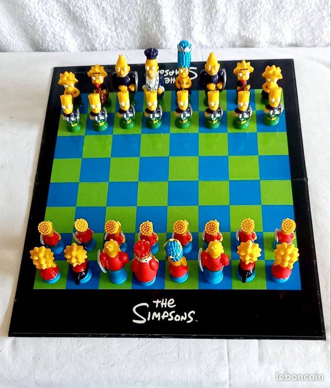 Vends jeu d’échecs collector Les Simpsons neuf