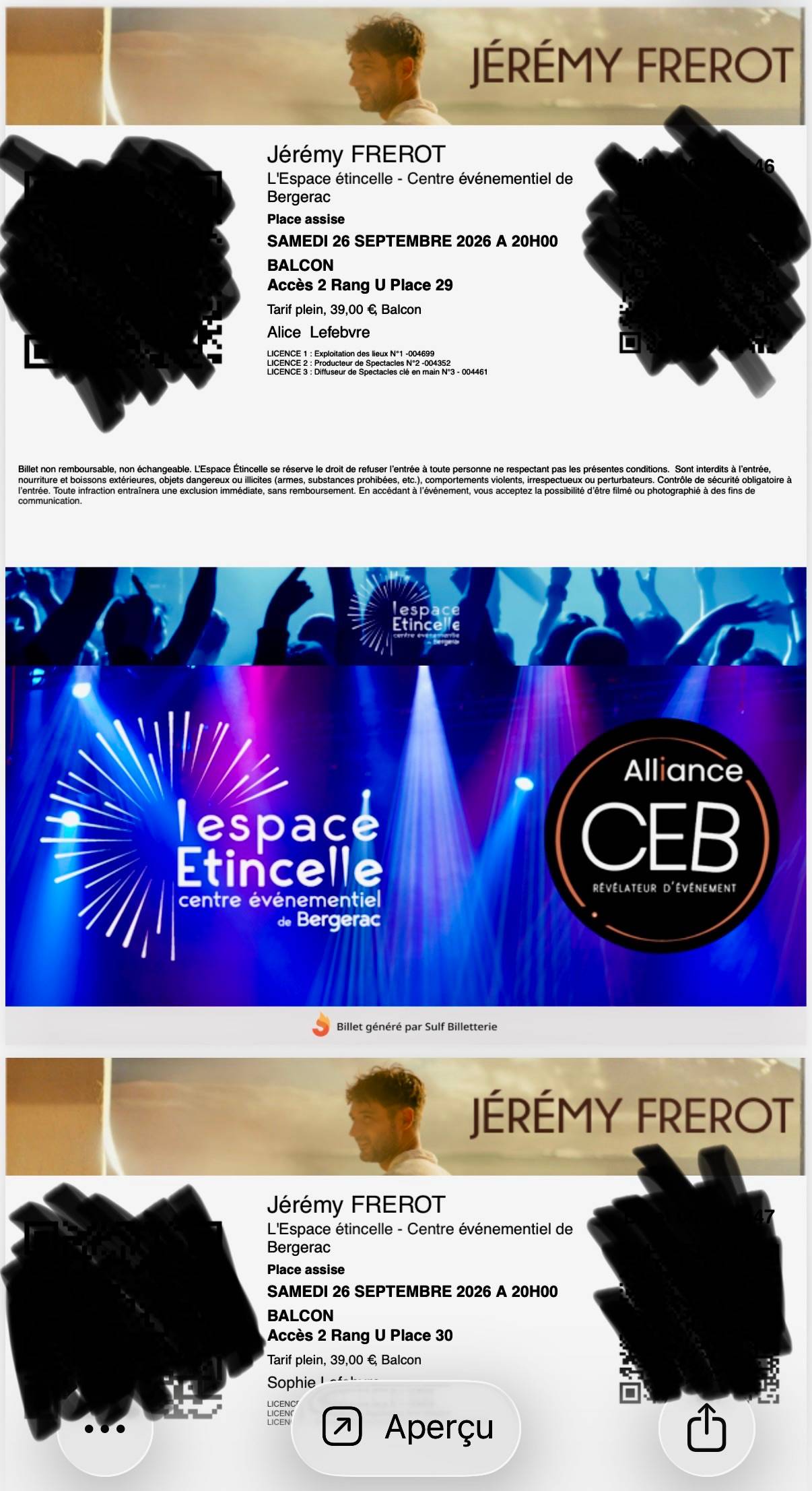 Propose billets pour le concert de Jeremy Frérot à Bergerac le 25 septembre à 20h