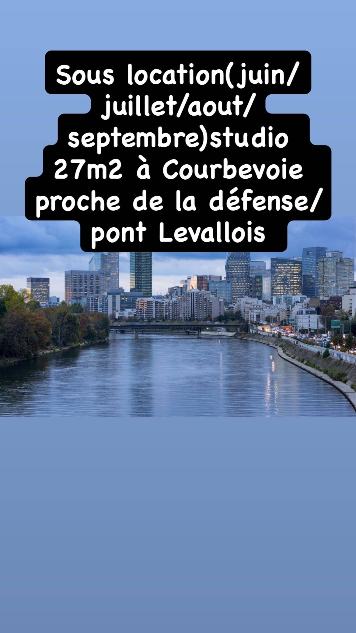 Une photo de l’annonce