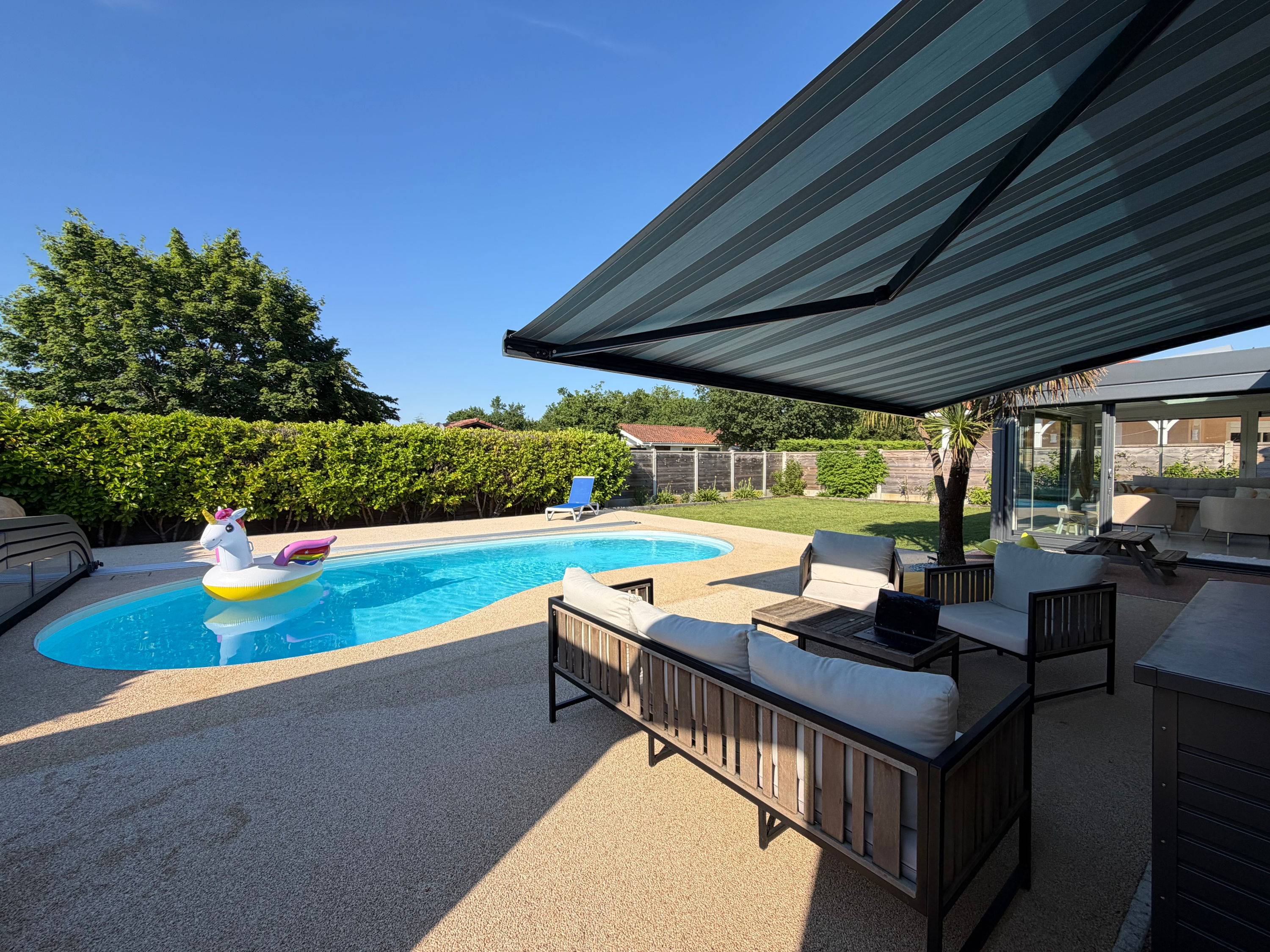 Loue villa familiale avec piscine à Biscarrosse lac - 3 chambres - 6 couchages