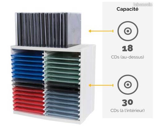 Vends rangement CD (48 CD) neuf