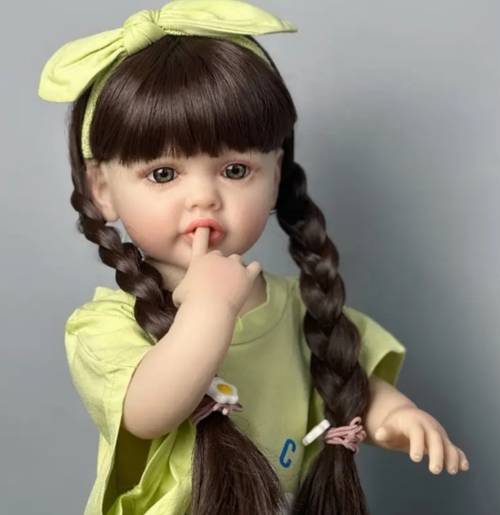 Vends magnifique baigneur poupée articulée brune aux yeux bleus/verts, neuve 55 cm