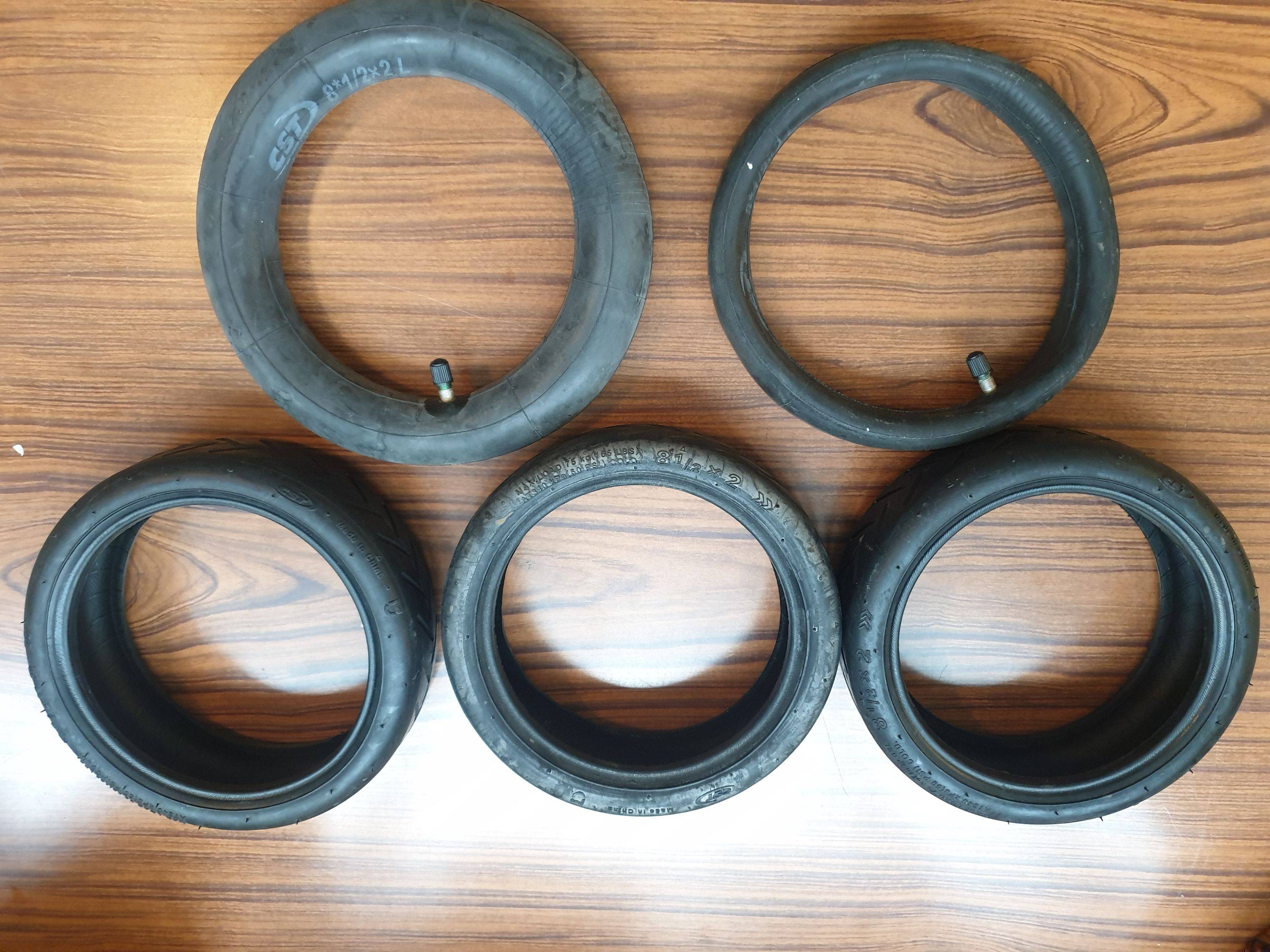 Vends lot de pneus et chambre à air Xiaomi