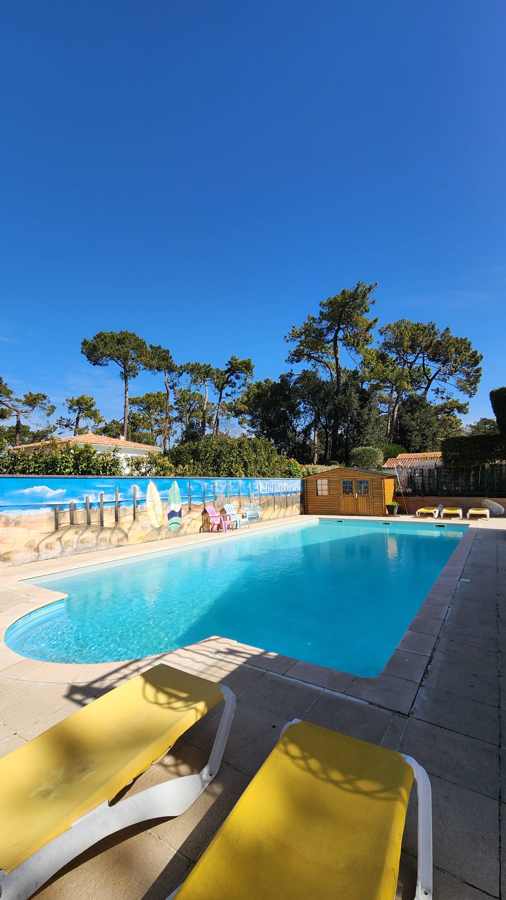 Loue maison de vacances, piscine, plage à 400m, 6 chambres, 15 couchages - Saint-Georges-de-Didonne (17)