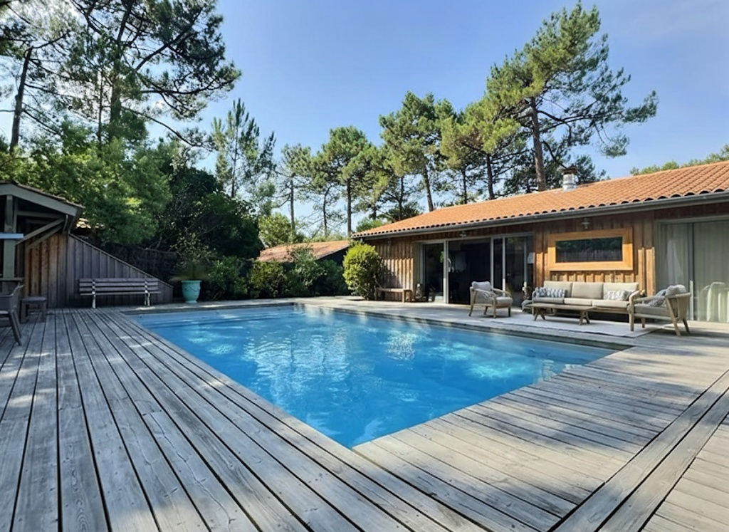 Location Maison Le Canon (Cap-Ferret) - Piscine chauffée - 9 couchages