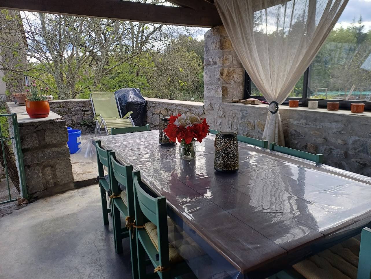 Vaste maison climatisée - 6 chambres, 10 couchages - Saint-Alban-Auriolles (Ardèche)