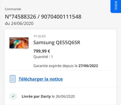 Vends télé Samsung