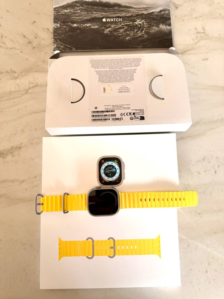 Apple Watch Ultra titanium cellular etat neuf