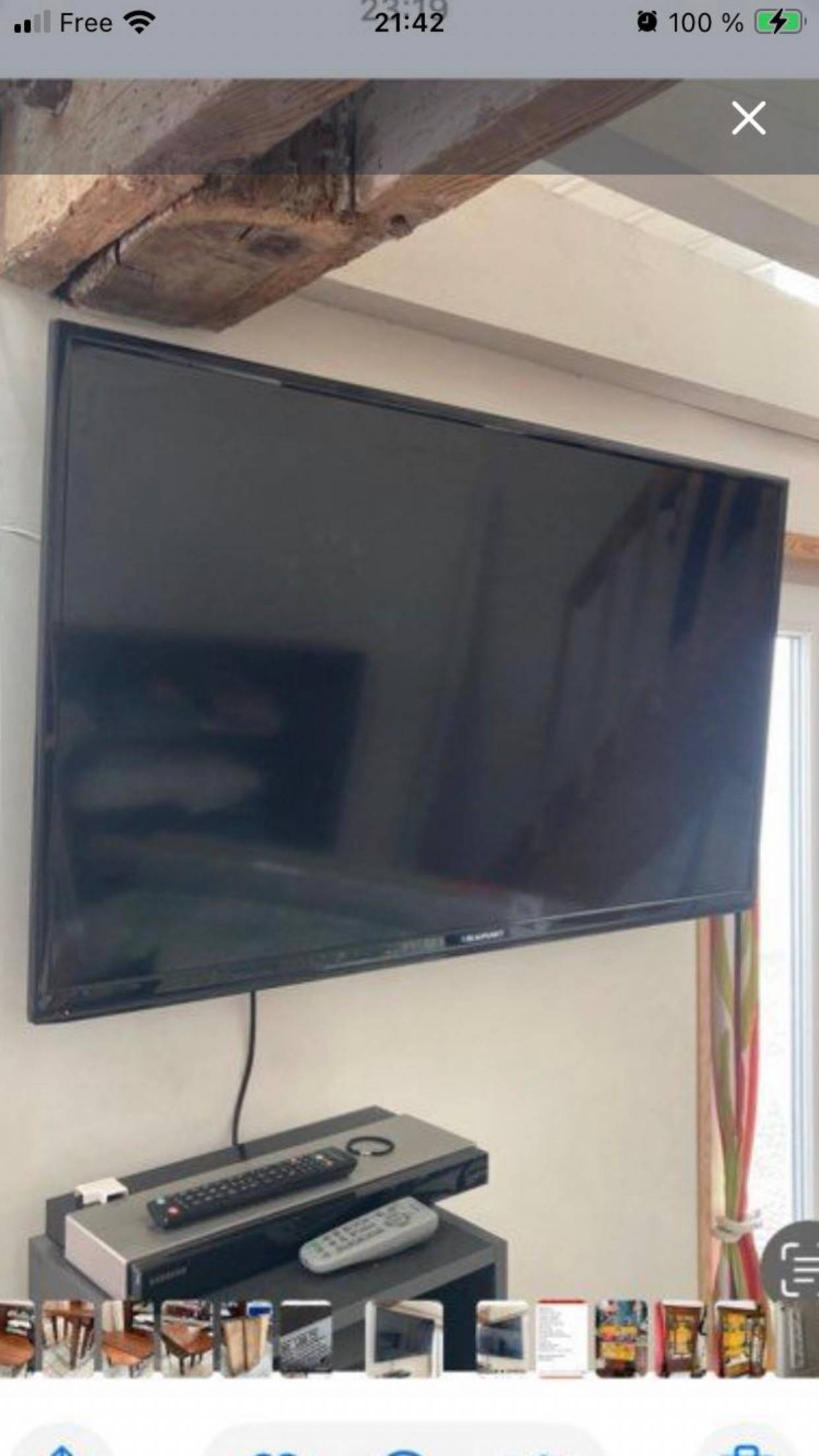 Vends télévision écran plat grand format