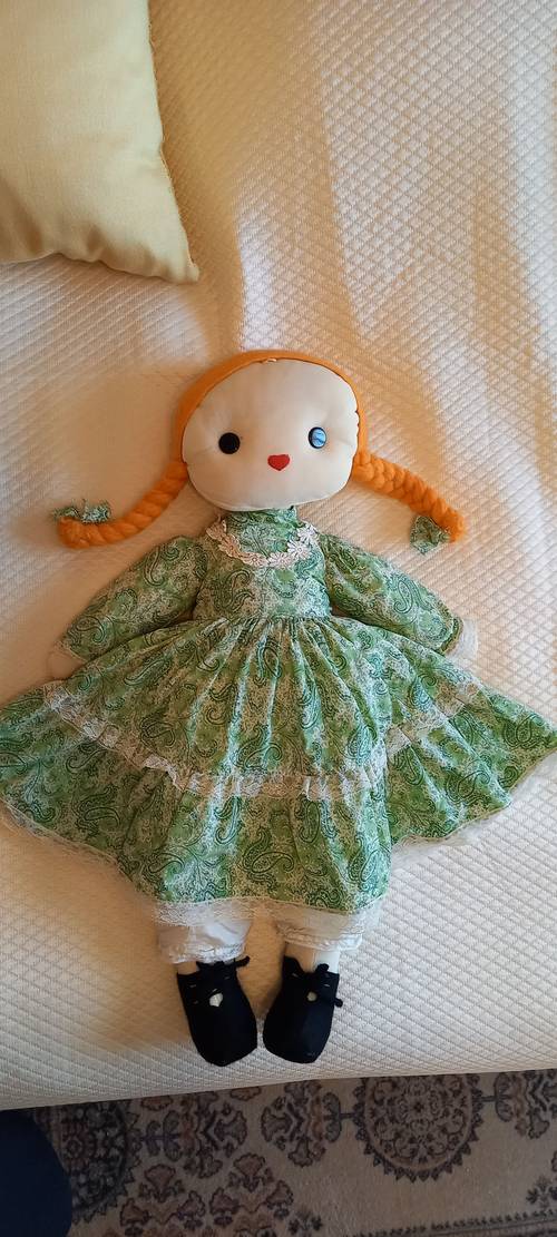 Vends poupée chiffon