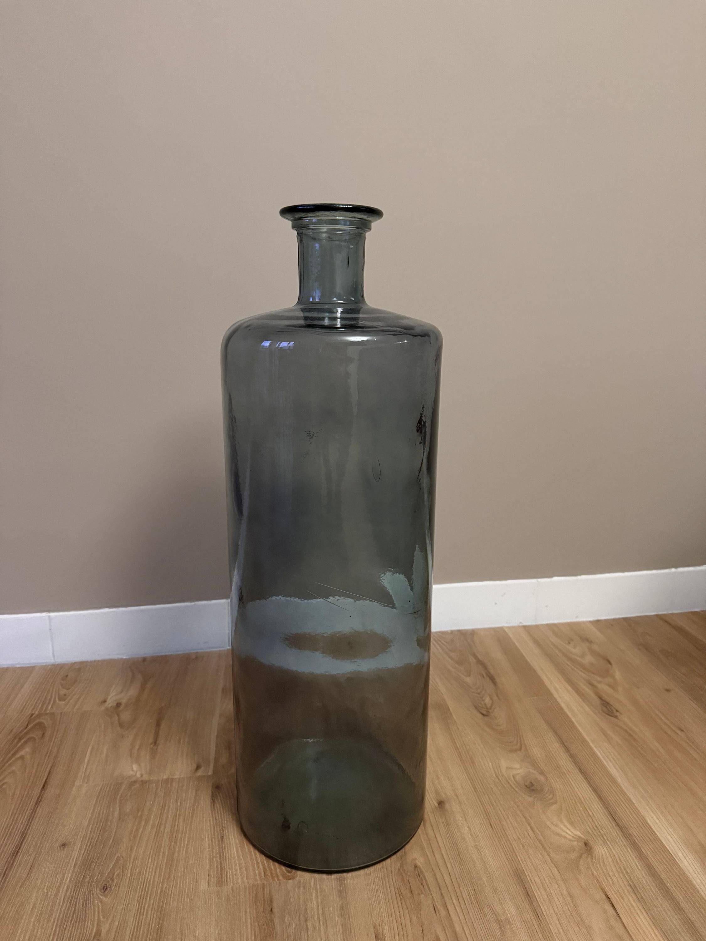 Grande dame-jeanne en verre