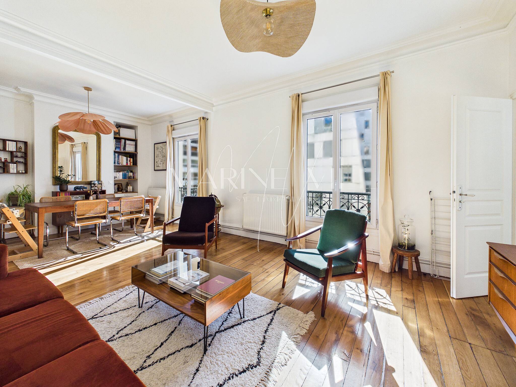 Vends appartement lumineux et modulable - 71m² - proche parc MLK