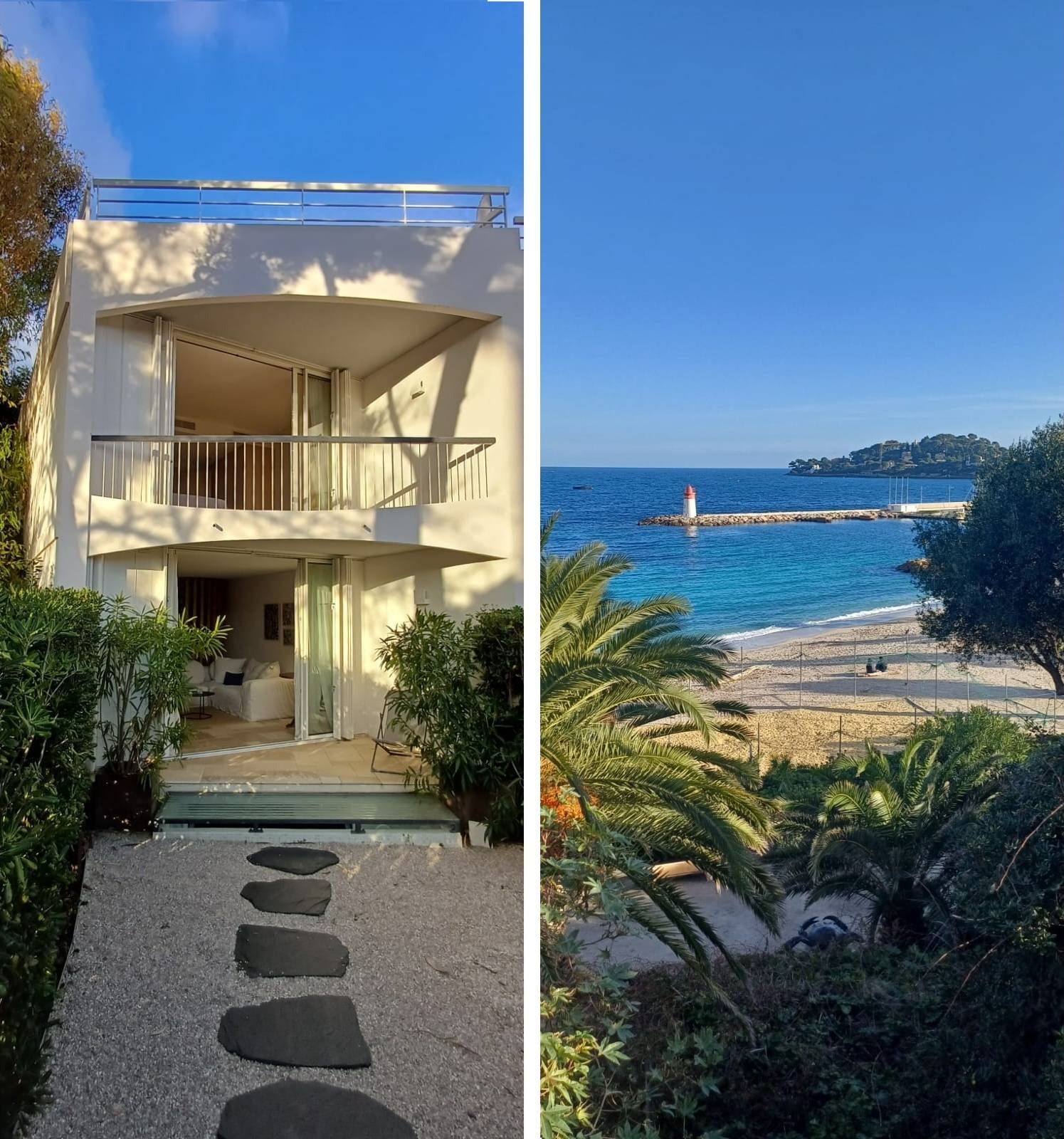 Vends maison avec jardin et toit-terrasse - 92m² - vue panoramique sur le Cap Ferrat