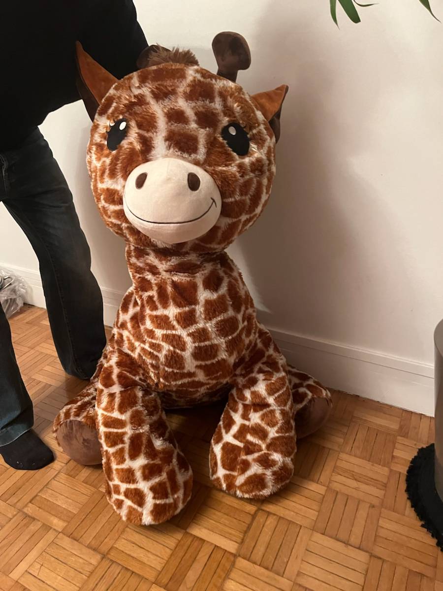 Vends Peluche Géante Girafe