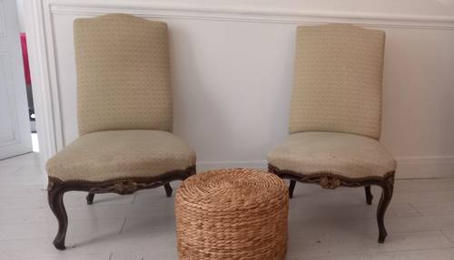 Vends paire de fauteuils bas